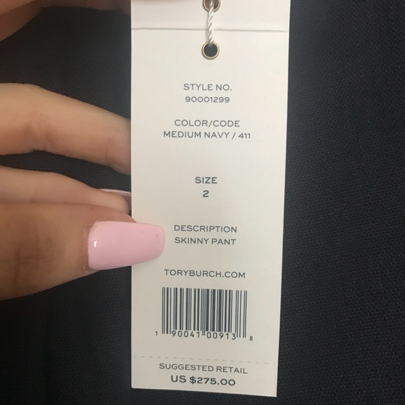 Tory Burch Cropped Work Pant - Picture 2 of 2